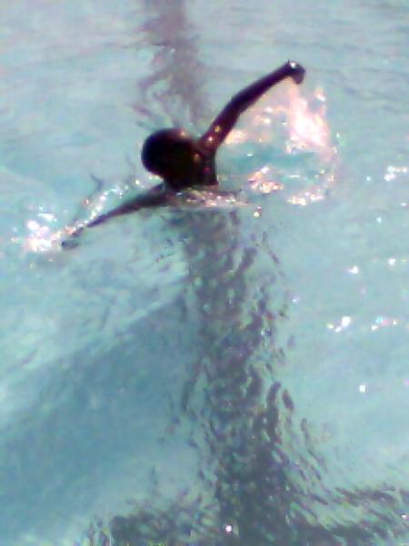 a la piscine